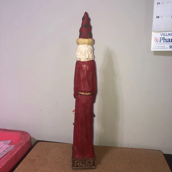 Old World  Santa Pencil Resin Christmas Lightweight 16x2.5” - Picture 6 of 7